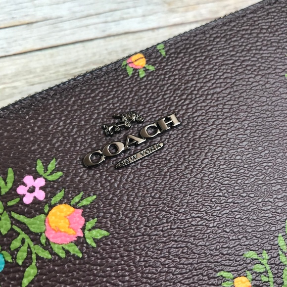 Coach Floral Wristlet (NWT) - Picture 2 of 6